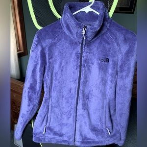 💜THE NORTH FACE💜 Osito 2 zip fleece fuzzy jacket M lavender purple like New💜